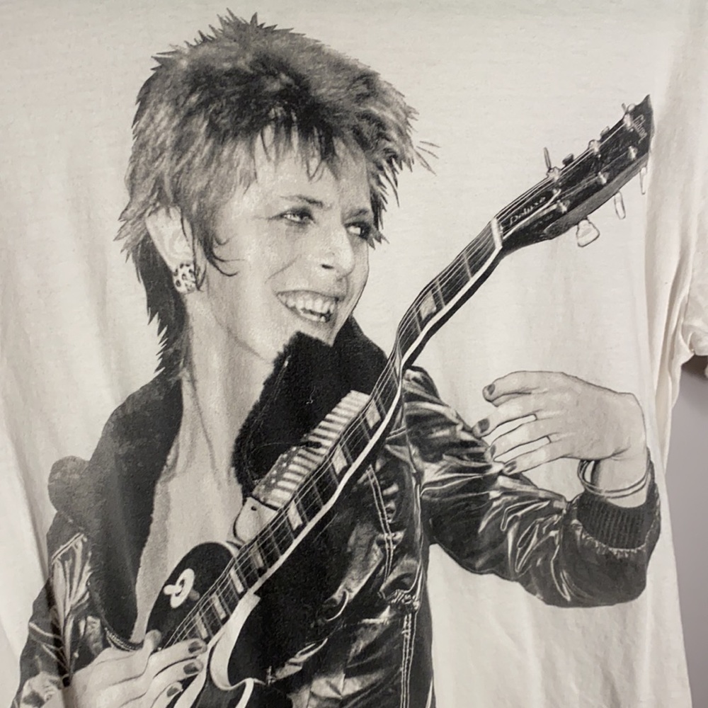 MOVING SALE~ DAVID BOWIE ZIGGY STARDUST CREW NECK